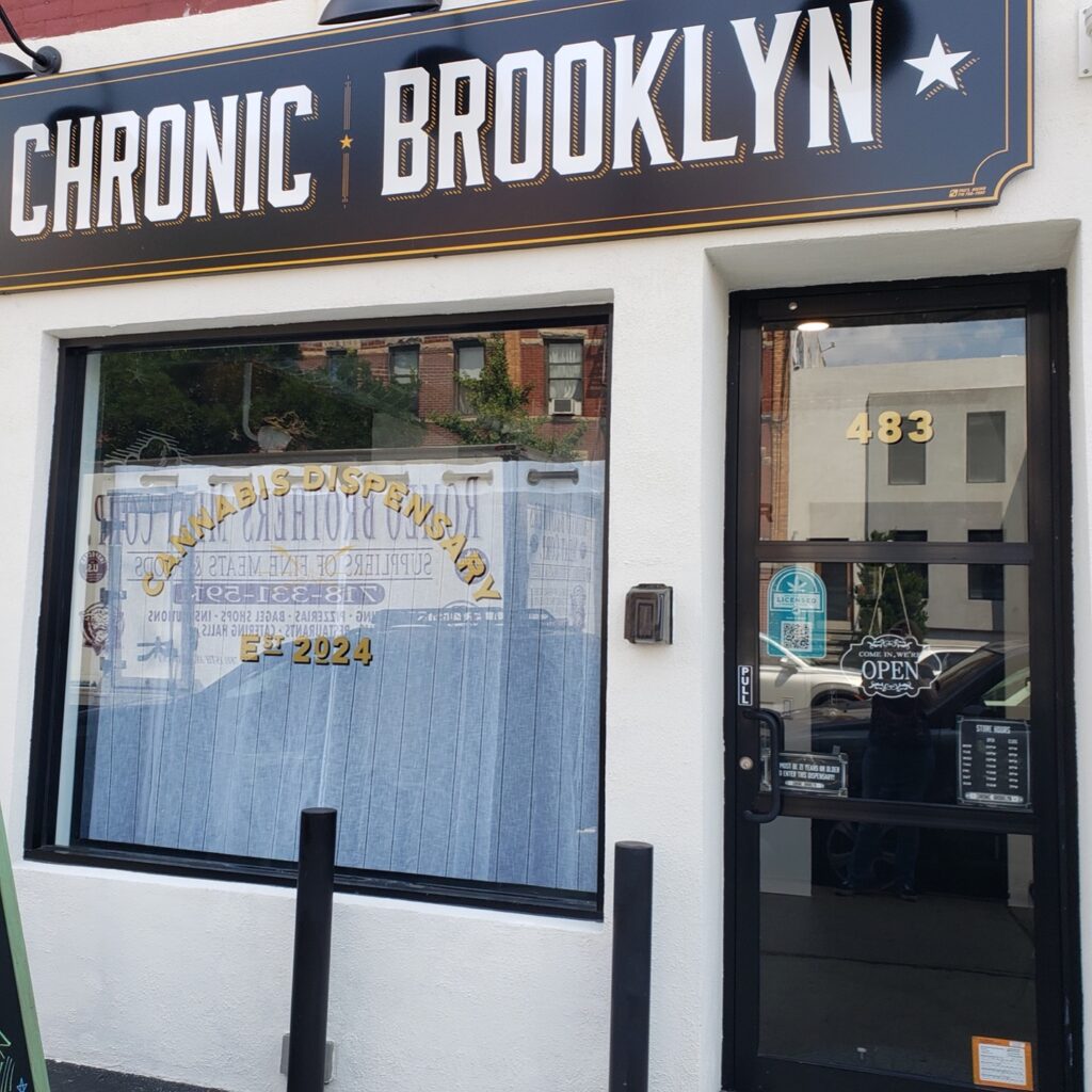 Chronic Brooklyn's store front